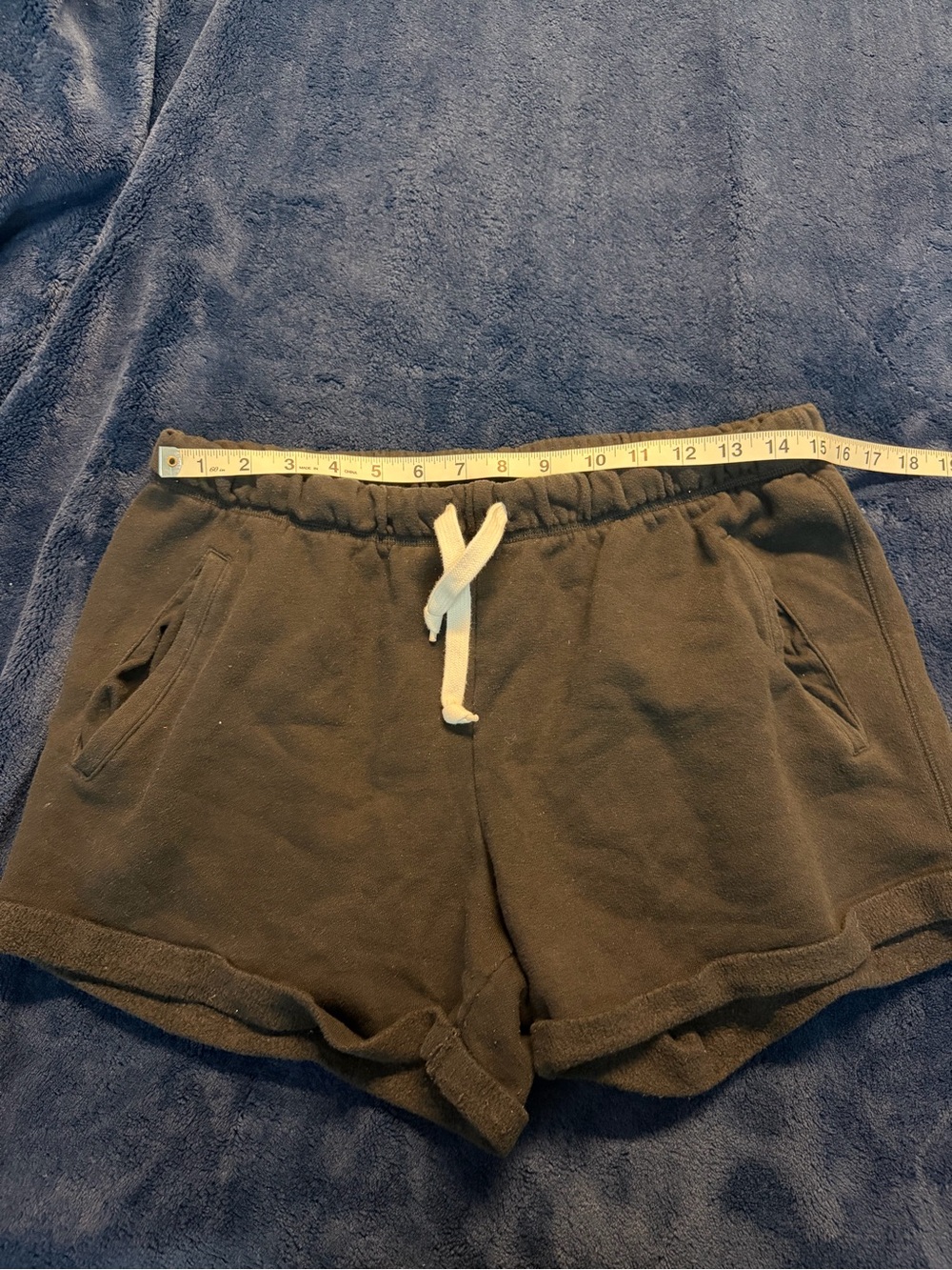 Women’s Casual Drawstring Lounge Shorts - Black